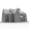 教堂-建筑-基础设施-VR/AR模型-3D城