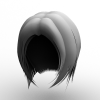 卡通风格发型-角色人体-角色-VR/AR模型-3D城