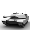M1主战坦克-汽车-军事汽车-VR/AR模型-3D城
