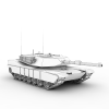 M1主战坦克-汽车-军事汽车-VR/AR模型-3D城