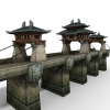 赤壁建筑桥-建筑-古建筑-VR/AR模型-3D城