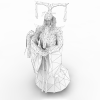 神话OL角色-角色人体-角色-VR/AR模型-3D城