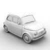 菲亚特fiat500-汽车-家用汽车-VR/AR模型-3D城