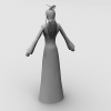 农妇-角色人体-角色-VR/AR模型-3D城