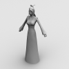 农妇-角色人体-角色-VR/AR模型-3D城