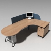 大型办工桌-家居-桌椅-VR/AR模型-3D城