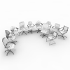 办公室chairs-家居-桌椅-VR/AR模型-3D城