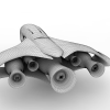 飞船-科技-航天卫星-VR/AR模型-3D城