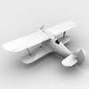 二战俄制战斗机Polikarpov I 15-飞机-军事飞机-VR/AR模型-3D城
