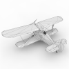 二战俄制战斗机Polikarpov I 15-飞机-军事飞机-VR/AR模型-3D城