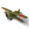 二战俄制战斗机Polikarpov I 15-飞机-军事飞机-VR/AR模型-3D城