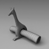 装饰品长颈鹿-文体生活-艺术品-VR/AR模型-3D城