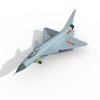 16097 歼10-飞机-军事飞机-VR/AR模型-3D城