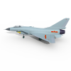 16097 歼10-飞机-军事飞机-VR/AR模型-3D城