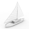 帆船-船舶-其它-VR/AR模型-3D城