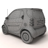 奔驰smart-汽车-家用汽车-VR/AR模型-3D城
