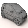 奔驰smart-汽车-家用汽车-VR/AR模型-3D城