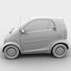 奔驰smart-汽车-家用汽车-VR/AR模型-3D城