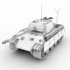 黑豹G中型坦克-汽车-军事汽车-VR/AR模型-3D城