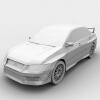 三菱跑车-汽车-家用汽车-VR/AR模型-3D城