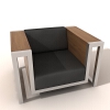 办公单人沙发-家居-沙发-VR/AR模型-3D城