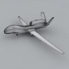 全球鹰-飞机-飞行器-VR/AR模型-3D城