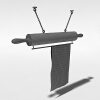 织物挂杆-科技-工具-VR/AR模型-3D城