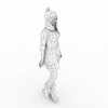 街舞区MM-角色人体-女人-VR/AR模型-3D城