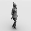 街舞区MM-角色人体-女人-VR/AR模型-3D城