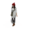 街舞区MM-角色人体-女人-VR/AR模型-3D城