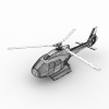 飞机-飞机-直升机-VR/AR模型-3D城