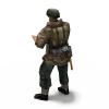 部队军人-角色人体-男人-VR/AR模型-3D城