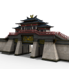 古建筑-建筑-古建筑-VR/AR模型-3D城