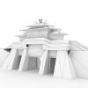 古建筑-建筑-古建筑-VR/AR模型-3D城