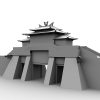 古建筑-建筑-古建筑-VR/AR模型-3D城