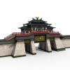 古建筑-建筑-古建筑-VR/AR模型-3D城