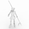 神话OL角色-角色人体-角色-VR/AR模型-3D城