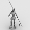 神话OL角色-角色人体-角色-VR/AR模型-3D城
