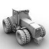 拖拉机-科技-机器设备-VR/AR模型-3D城