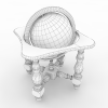 地球仪-文体生活-艺术品-VR/AR模型-3D城