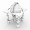 地球仪-文体生活-艺术品-VR/AR模型-3D城