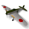 日本Ki-43战斗机-飞机-军事飞机-VR/AR模型-3D城