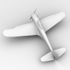 日本Ki-43战斗机-飞机-军事飞机-VR/AR模型-3D城