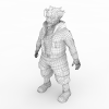 Q版大兵-角色人体-角色-VR/AR模型-3D城