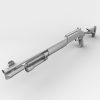 超级自动射击M4-VR/AR模型-3D城