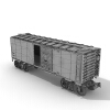 火车头-汽车-火车-VR/AR模型-3D城