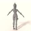 女刺客-角色人体-女人-VR/AR模型-3D城