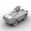装甲车BRDM3-汽车-军事汽车-VR/AR模型-3D城