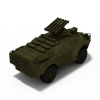 装甲车BRDM3-汽车-军事汽车-VR/AR模型-3D城