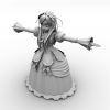 亚里亚-角色人体-角色-VR/AR模型-3D城